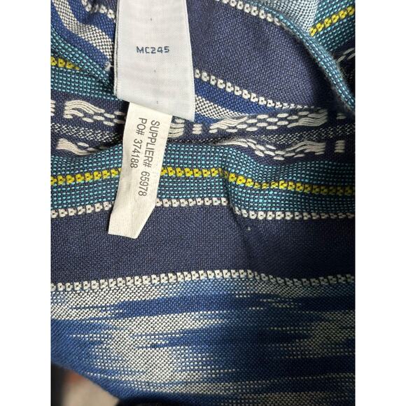 Polo Ralph Lauren Shirt Mens XL Blue Green Ikat Stripe Button Up Western Casual - Picture 6 of 8